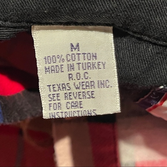 Texas style long sleeve Plaid  shirt for men M size - Picture 7 of 10